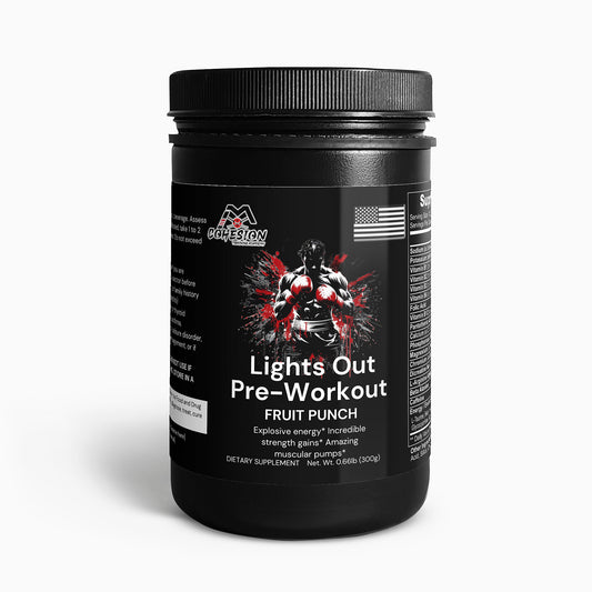 Lights Out Pre-Workout Powder (Fruit Punch)