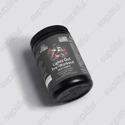 Lights Out Pre-Workout Powder (Fruit Punch)