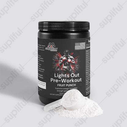 Lights Out Pre-Workout Powder (Fruit Punch)