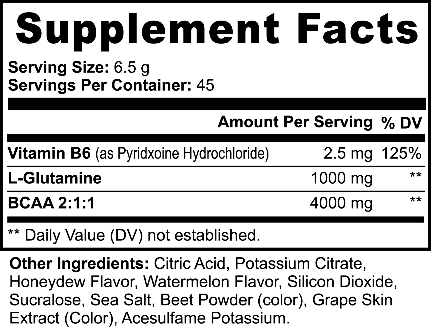 BCAA Recover (Honeydew/Watermelon)