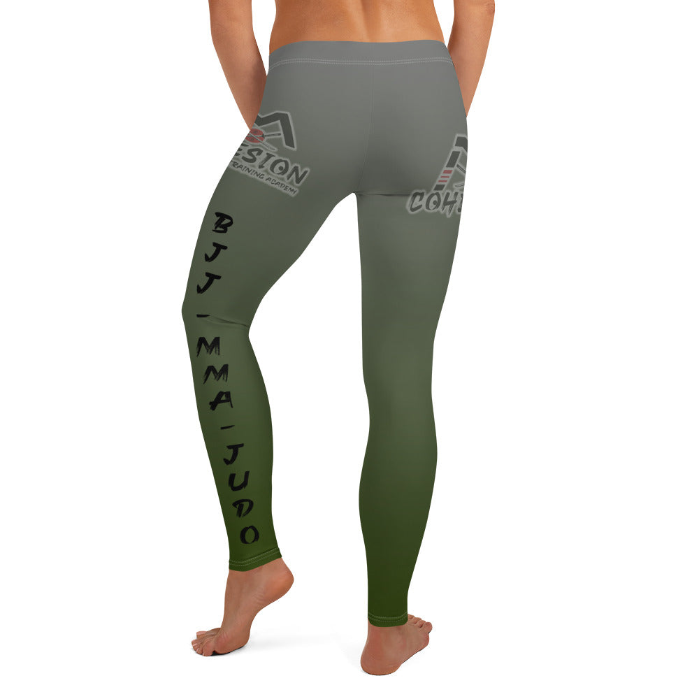 Female Cohesion OD Green Leggings