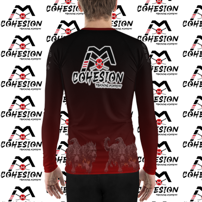 Cohesion Black and Red Rash Guard