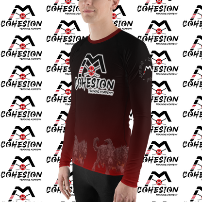 Cohesion Black and Red Rash Guard